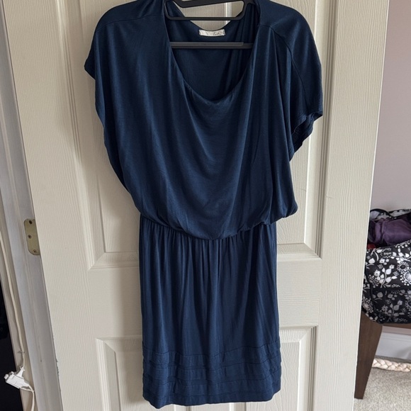 Lush Navy Blue Mini Dress - Picture 1 of 5